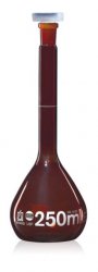 Flaska volymetrisk brun USP 250ml NS14