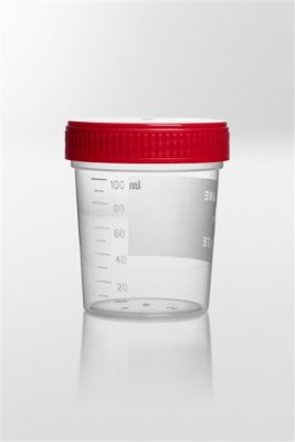 Bägare urin eng pl 100ml/240st/FP