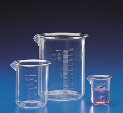 Graduated beaker, PMP TPX®, 250 ml, low form, 1 pcs