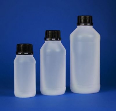 Flaska bred hals säkerhetskork HDPE, 250 ml