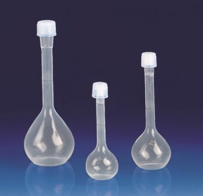 Flaska volumetrisk PFA, 250 ml