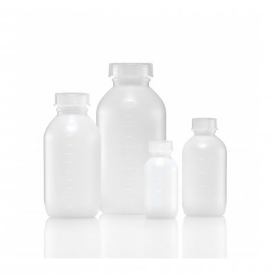 Burk HDPE rund 100ml inkl lock 480/20