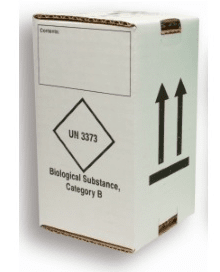 Cardboard box trp-can 500 UN3373 acc. PI 650