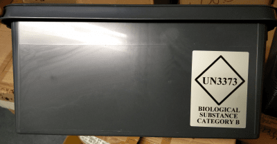 Sample box 650 B standard 1 card holder