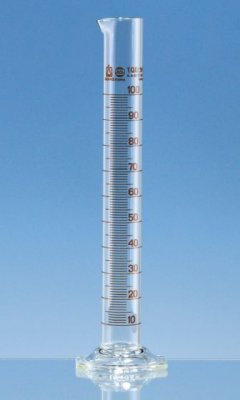 Mätcylinder, 100ml, 2 st/FP