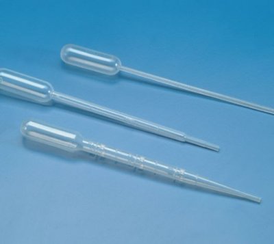 Pasteur pipette, PE, 3 ml, sterile, single, 500 pcs/pack