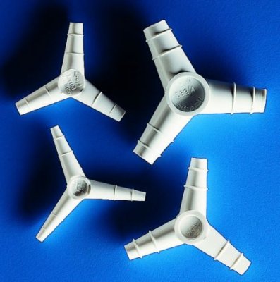 Y-rör PP 120 °, Ø 4-5-6 mm (Nominal) - (10 st)