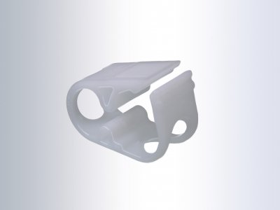 Slangklämma Squeeze-Fix, POM vit, för Ø 3-10 mm/st