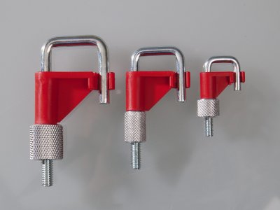 Slangklämmare 10 mm röd(10)