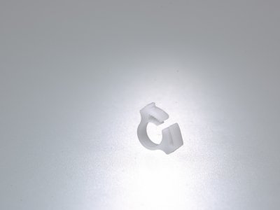 Slangklämma POM vita 6-6.5mm (10/frp)