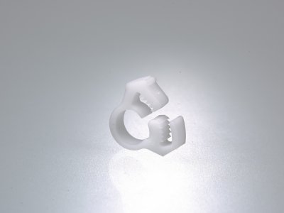 Slangklämma POM vita 9-10mm (10/frp)