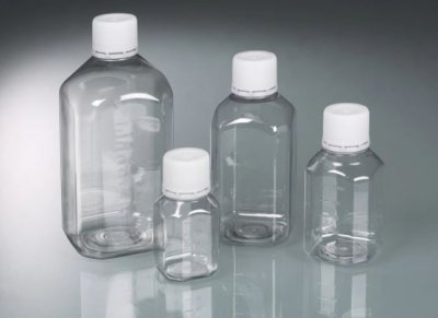 Media flaska PET med skruvkork 250 ml Steril