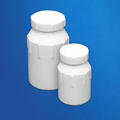 Bottle, PTFE, 500 ml, incl. lid, 1 pcs