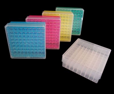 Kryobox för 2 ml rör 10x10 Natur