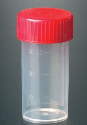 Bruk PP 40 ml med skruvkork PE, graderad