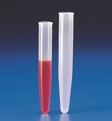 Conical tube, PP, 10 ml, 16x108 mm, 500 pcs/pack