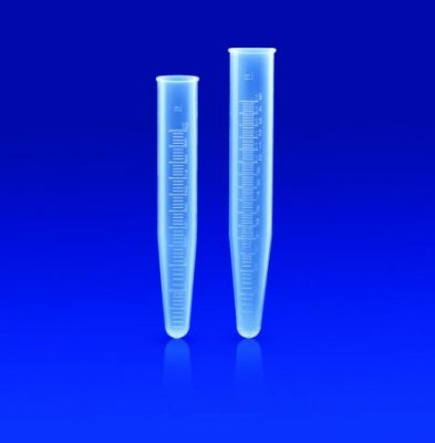 Provrör koniskt (PP) 10 ml,grad,0,2 ,16x112mm (CE-IVD)/100 st/fp.