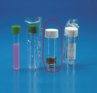 Provrör 25 ml PS rund botten m. kjol. 400st/Fp