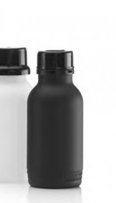 Flaska HDPE ,500ml svart - kork separat