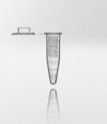 MicroCentrifugrör PP, 1,5ml, med kork