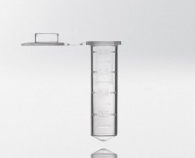 MicroCentrifugrör PP, 2ml, med kork
