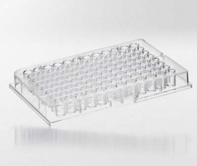 Mikrotiterplatta PS, 96 wells, 0,3ml, F-form