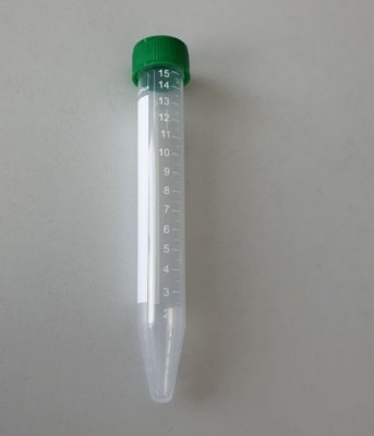 Centrifugrör PP med skruvkork PE, 15ml