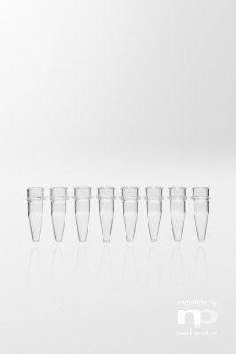 PCR microCentrifugrör PP, 0,2ml, utan kork