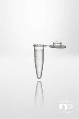 MicroCentrifugrör PP, 1,5ml, med kork