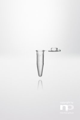 Rör micro 1,5 ml med safe-lock naturell 8000st/FP