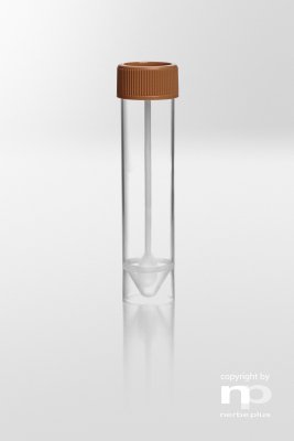 Transporthylsa med sked PP, 30ml