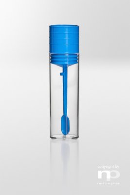 Rör Faeces med plan botten 22x62 mm 20ml 1000st/FP