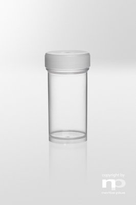 Burk med skruvkork PP, 50ml, Ø39x74 mm