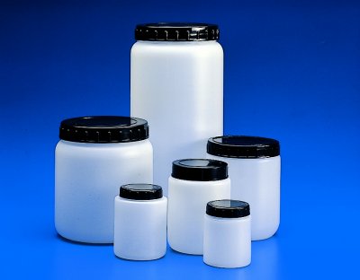 Cylindrisk behållare HDPE inkl. lock, 1500 ml /st