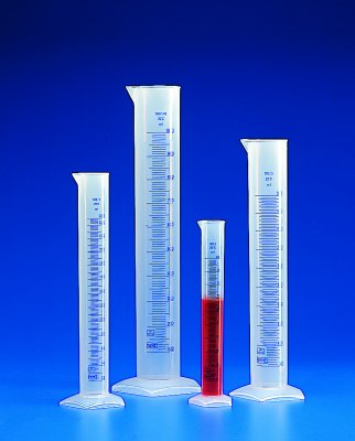 Graduated cylinder, PP, 250 ml, tall form, 1 pcs