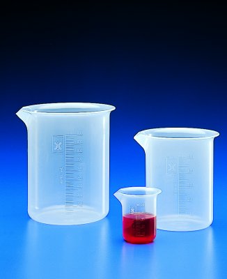 Bägare, PP, låg modell, 50ml, autoklaverbar/20