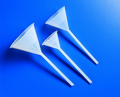 Snabbfiltrertratt PP,Ø 65 mm, length 194 mm, stem Ø 8 mm (10/200)