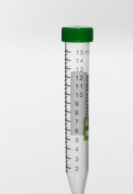 Centrifugrör PP med skruvkork PE, 15ml. Autoklaverbar, CE IVD 500st/Fp