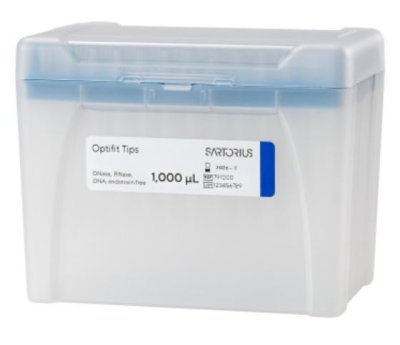 Optifit Pre-Sterilized Racked Pipette Tips 10x96 , 10-1000 µl