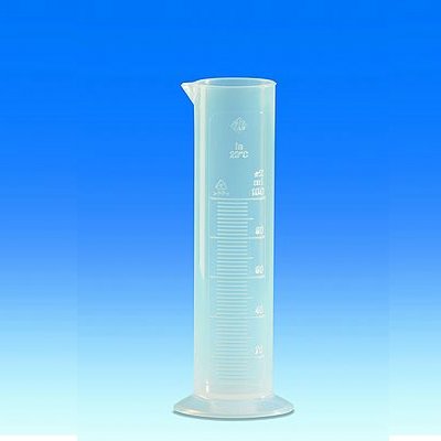 Mätcylinder låg, PP, 50 ml, /st
